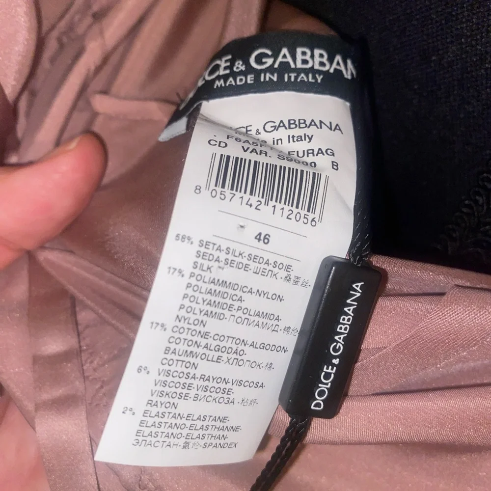 Dolce & Gabbana NWT Vintage Y2K Elegant Mauve Bodycon  Slip Dress - Picture 11 of 11